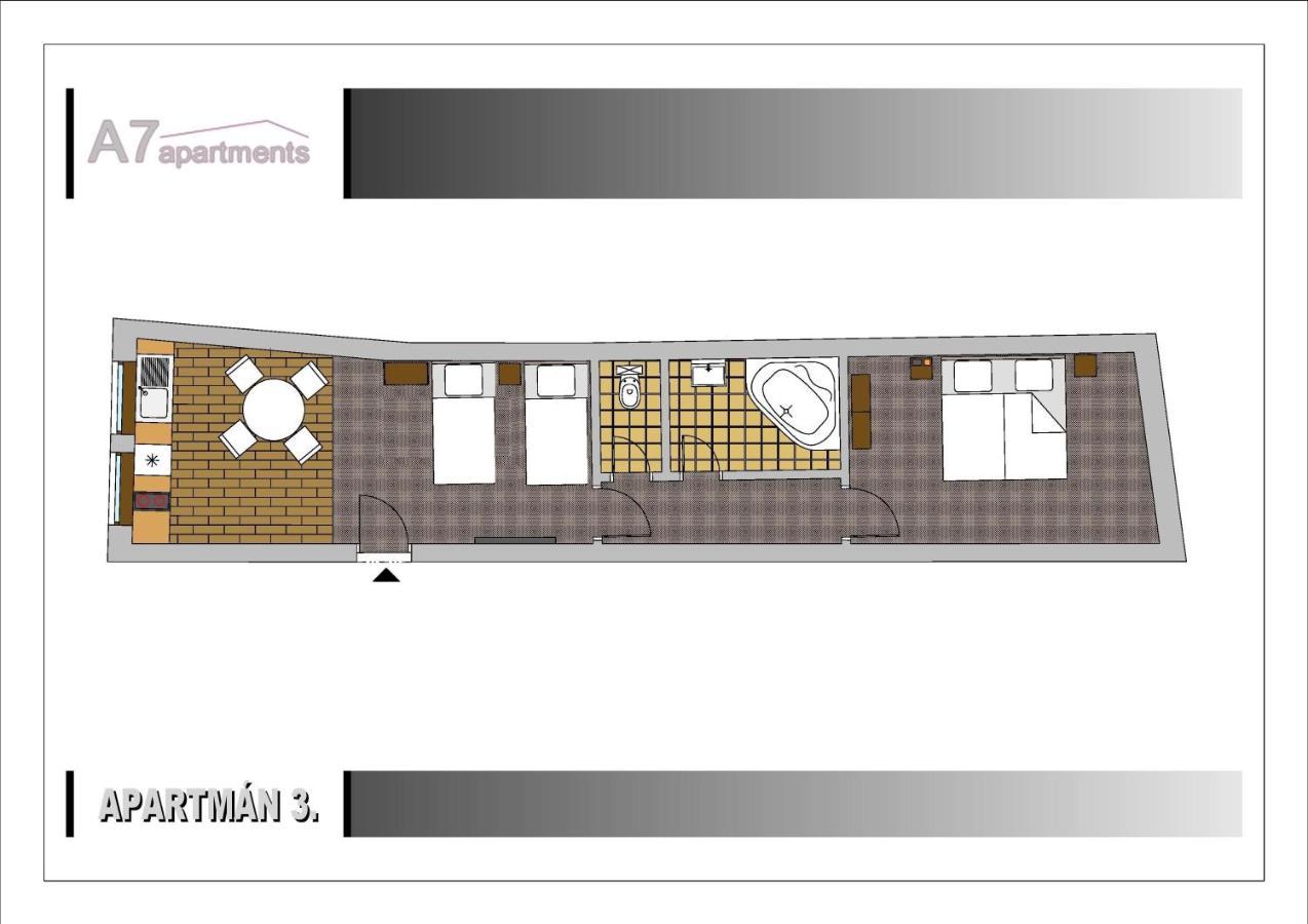 A7 Apartments Komarno Bagian luar foto